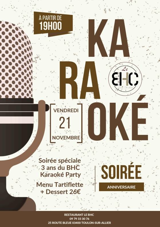 Le BHC - restaurant TOULON-SUR-ALLIER - les meilleurs restaurant de TOULON-SUR-ALLIER