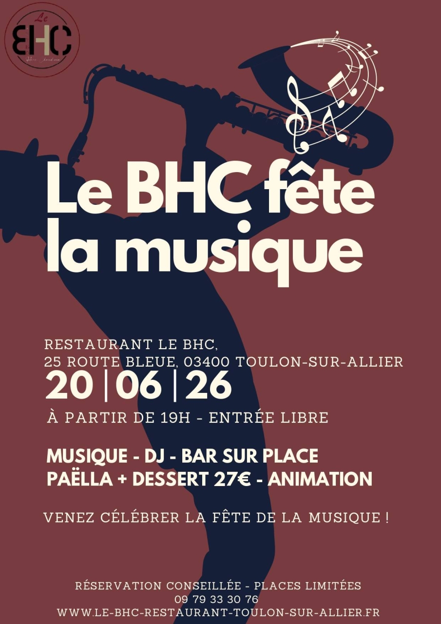 évènements - Le BHC - restaurant TOULON-SUR-ALLIER - Restaurant Moulins 03